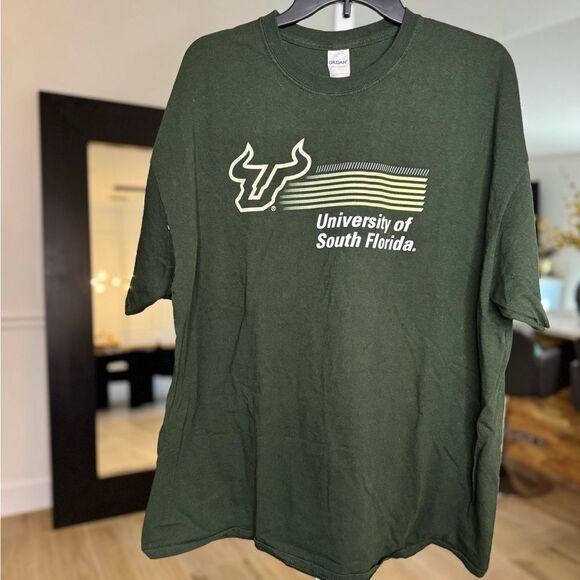 University Of South Florida “Where The Bulls Run” Men’s Tee. Size 2XL - Picture 2 of 9